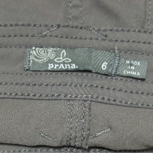 Prana Women’s‎ Outdoor/Climbing Shorts in Gray. Size 6 - Picture 4 of 5